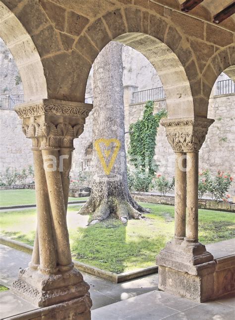 columna torsa|Columnas Torsadas, Claustro Románico